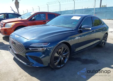 2022 Genesis G70 3.3T Rwd from USA, damaged, VIN KMTG54TE2NU082023